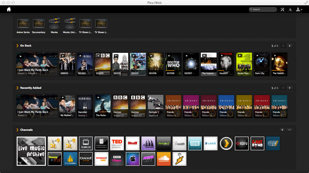 Custom Section Icons for Plex Media Client | Linux+